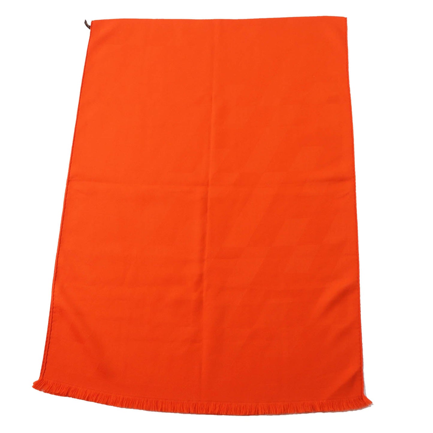 HERMES Stall Main: 85% cashmere, Main: 15% silk Orange Women  d