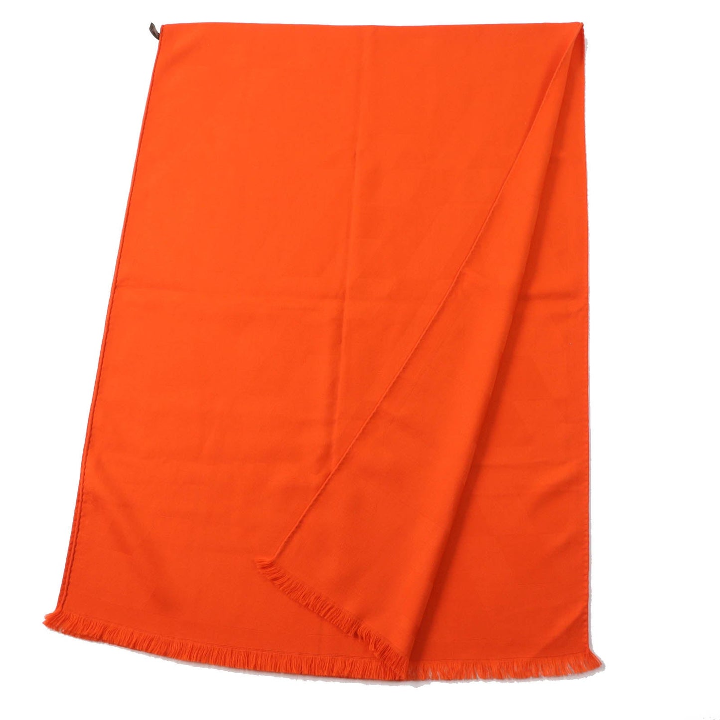 HERMES Stall Main: 85% cashmere, Main: 15% silk Orange Women  d