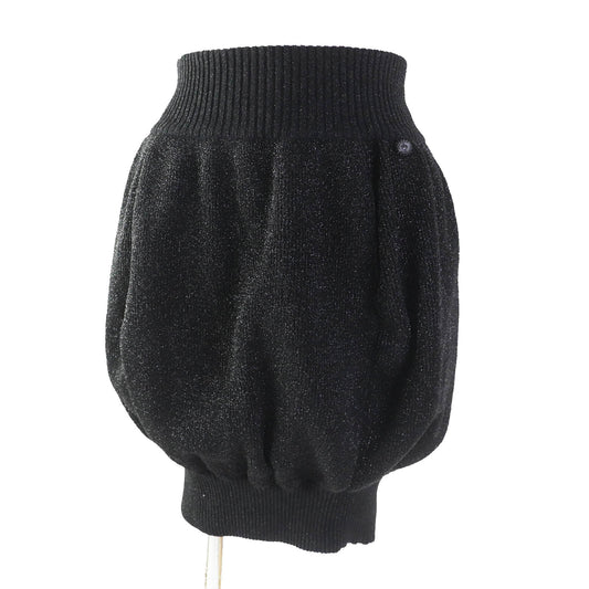 CHANEL skirt 08A P33467 Outer: 57% acetate, 22% nylon, 17% polyester, 4% polyurethane; Lining: 100% nylon Black Silver type Women 36
