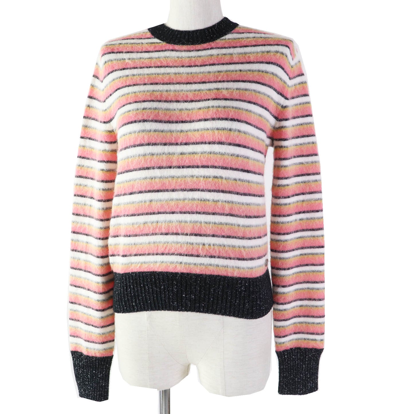 CHANEL knit 22A P72906 alpaca Pink type MÃ©tiers d'art collection 34