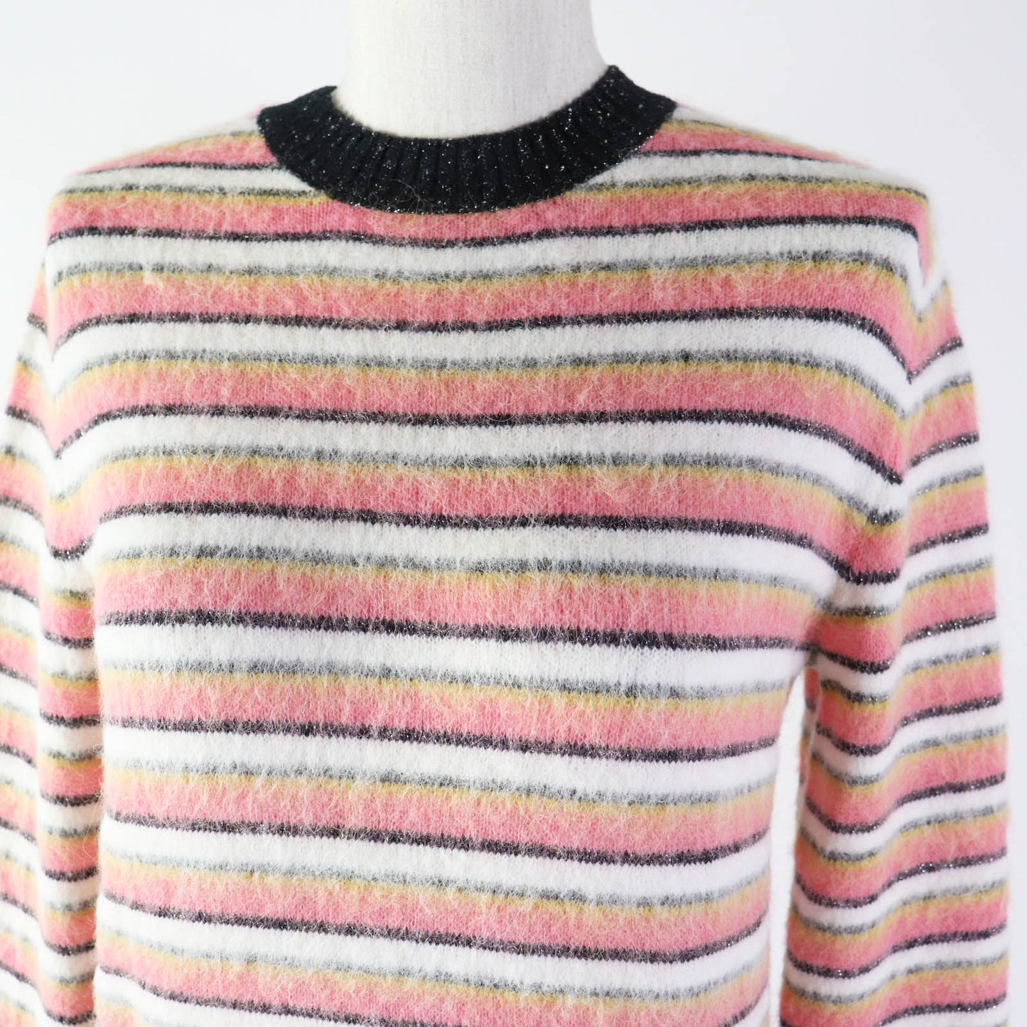 CHANEL knit 22A P72906 alpaca Pink type MÃ©tiers d'art collection 34