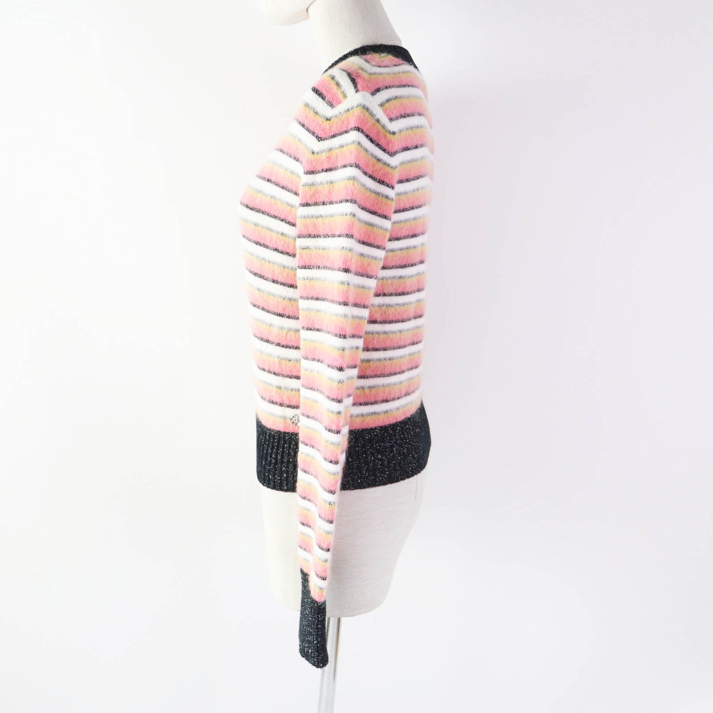 CHANEL knit 22A P72906 alpaca Pink type MÃ©tiers d'art collection 34