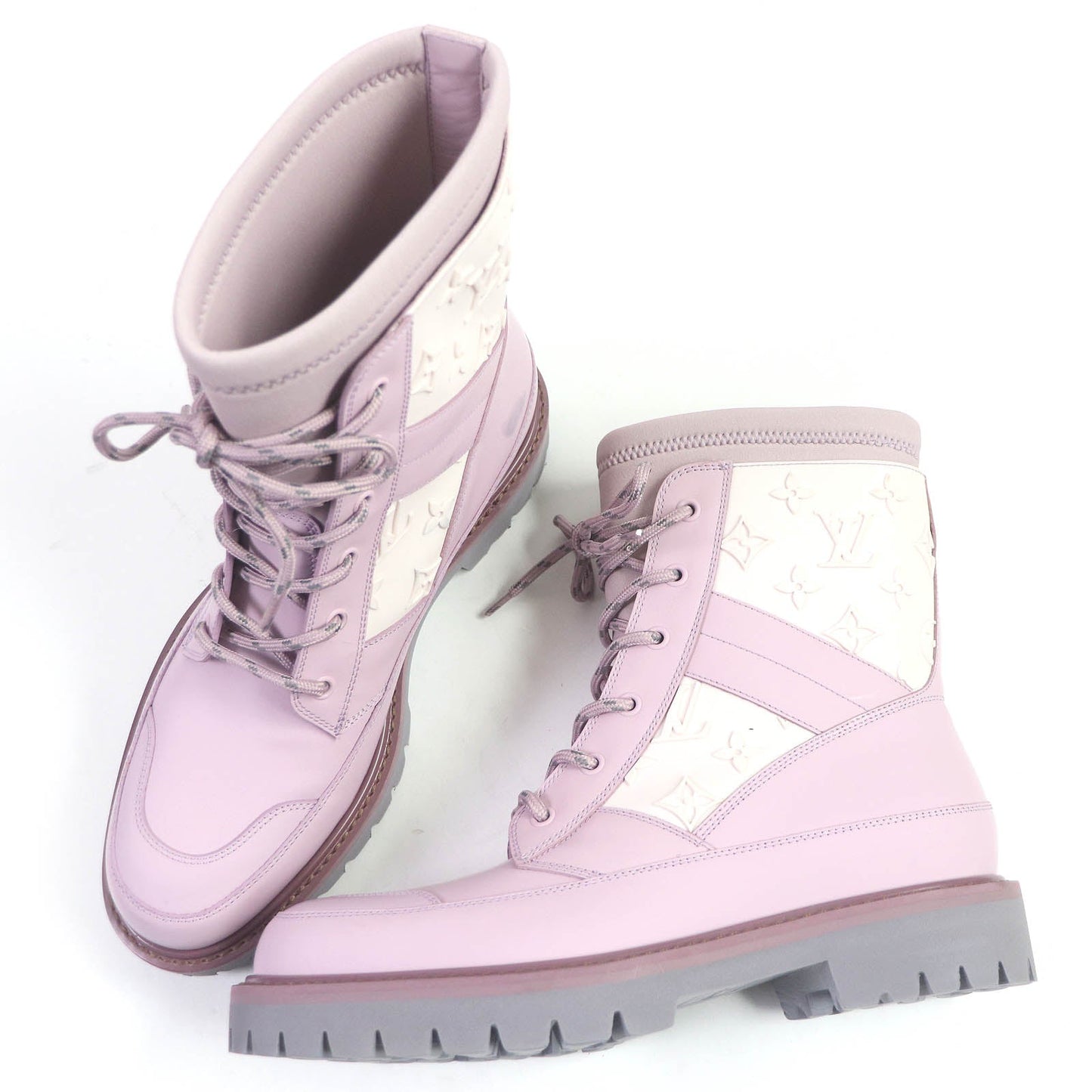 LOUIS VUITTON Ankle boots 1A7P9S Main: Leather Rose Landscape Line mens 6  d