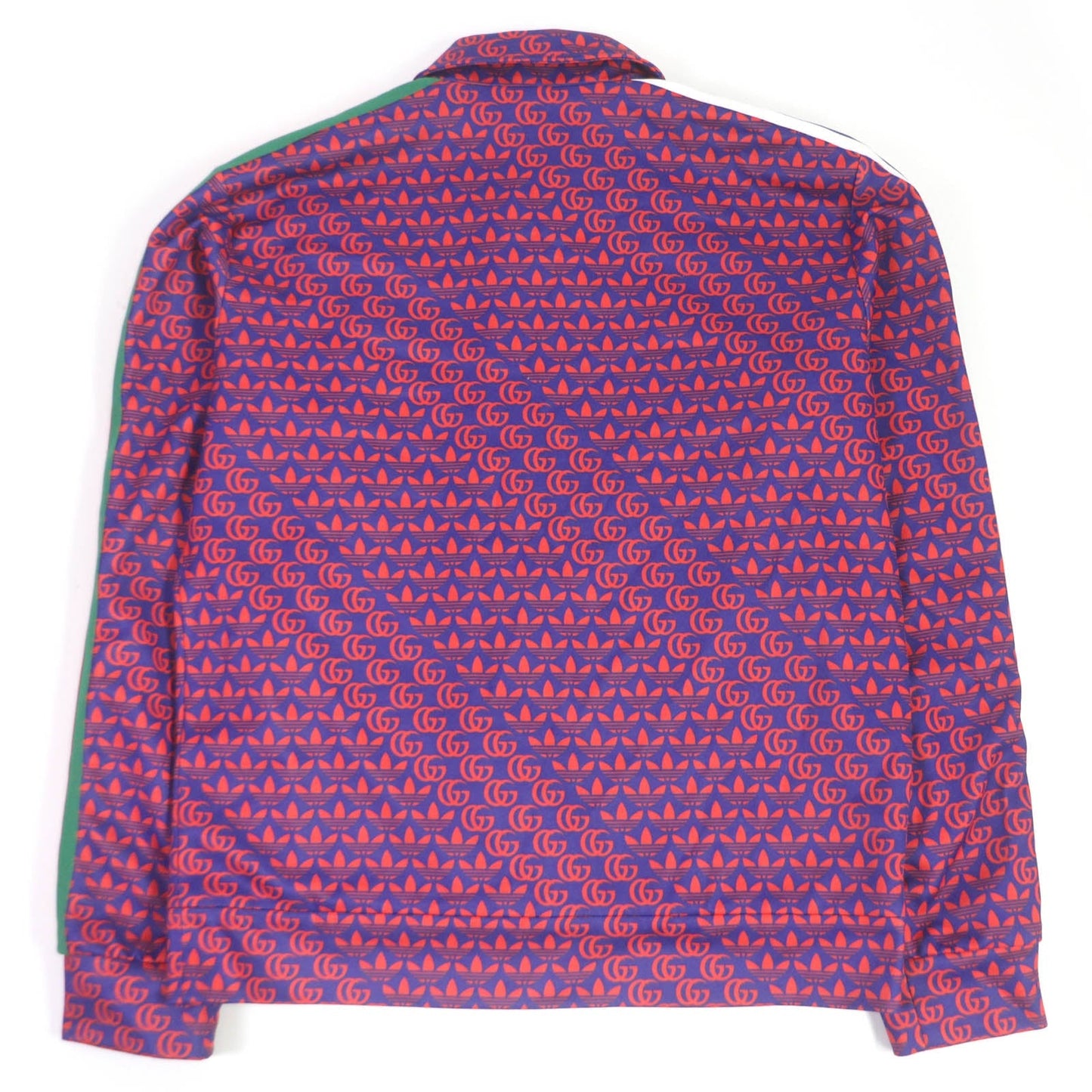 GUCCI Track jacket 692112 Outer: 55% polyester, Outer: 45% cotton, Lining: 100% polyester, Part: 100% nylon Blue red mens L
