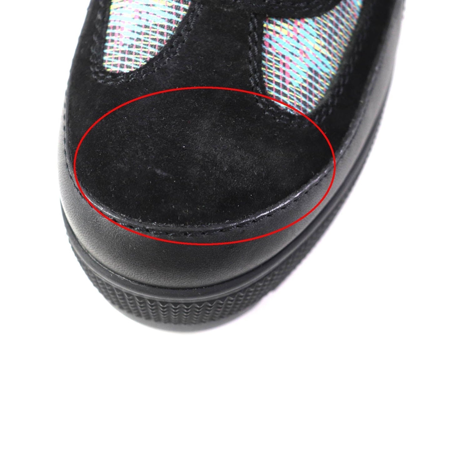 LOUIS VUITTON Ankle boots Main: Leather, Part: Suede Black multicolor Laurier Line Women 34.5  d