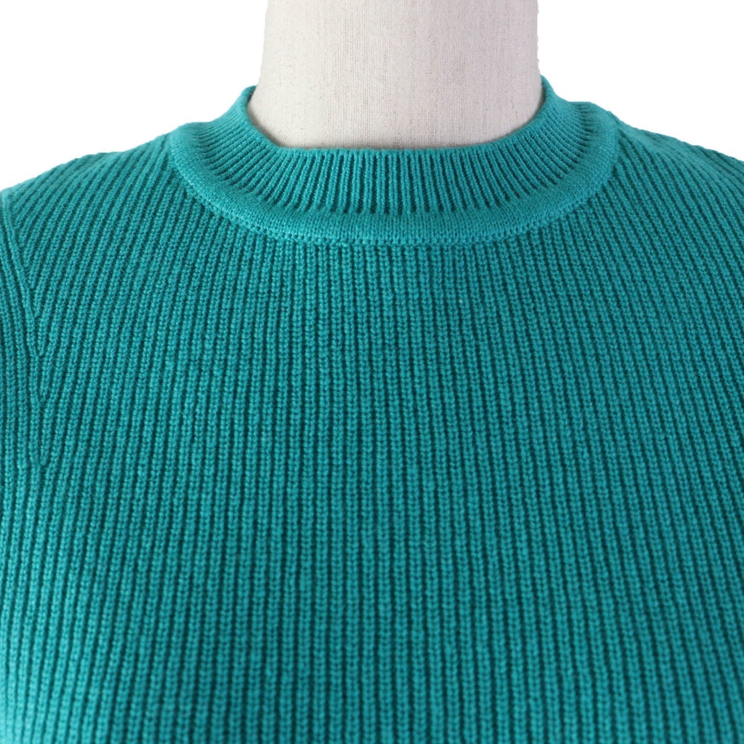 HERMES Short sleeve knit cashmere Green type 36