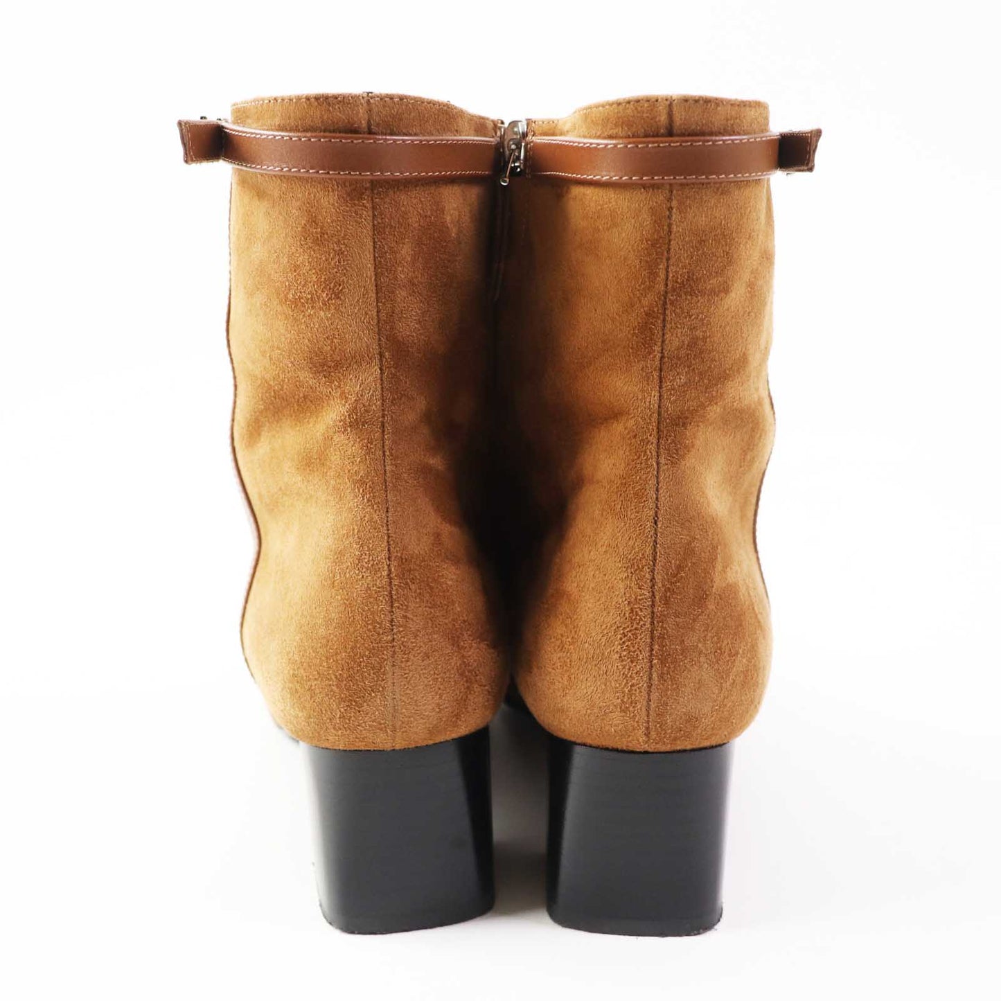 HERMES Ankle boots BL232082Z Main: suede, part: leather Brown Women 38  d