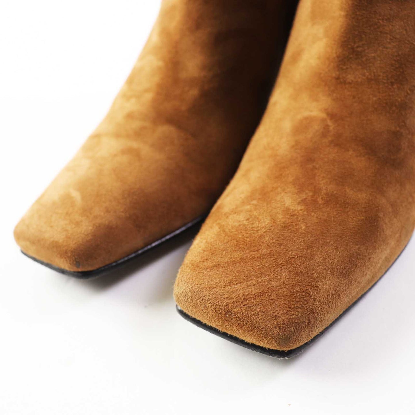 HERMES Ankle boots BL232082Z Main: suede, part: leather Brown Women 38  d