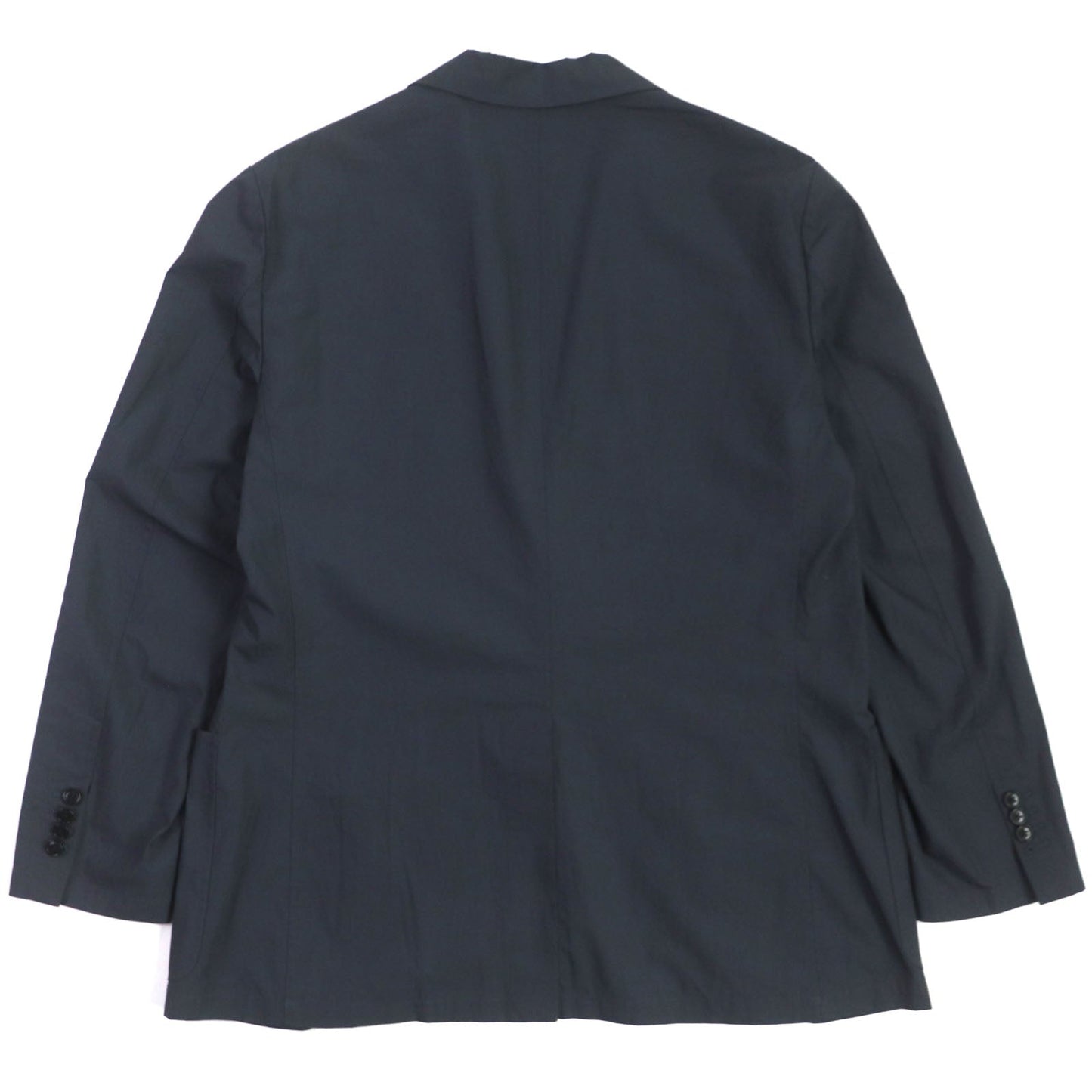 HERMES tailored jacket 21-5257 Main: 100% cotton Navy mens 56  d