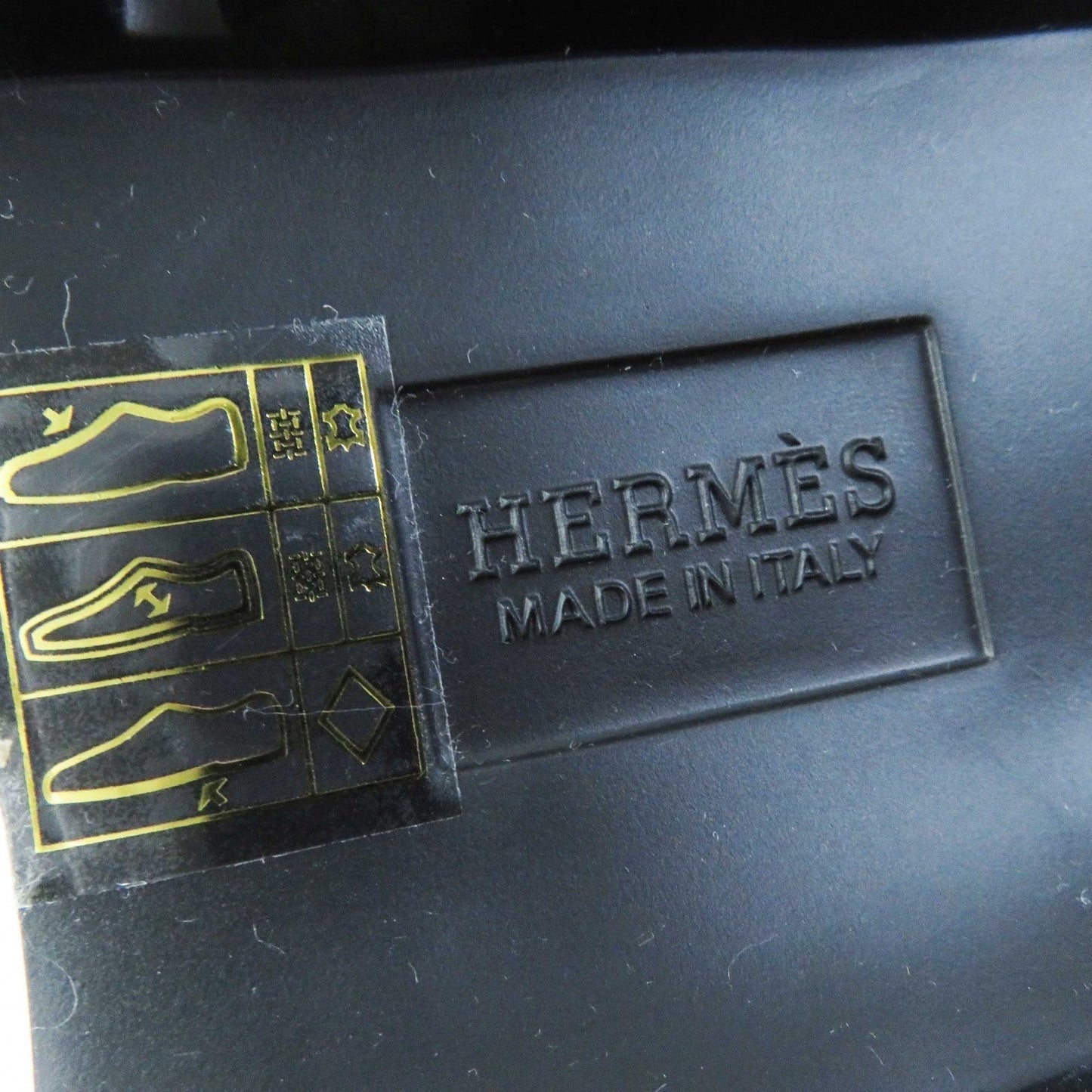 HERMES short boots Main: Leather, parachute fabric black Women 35  d