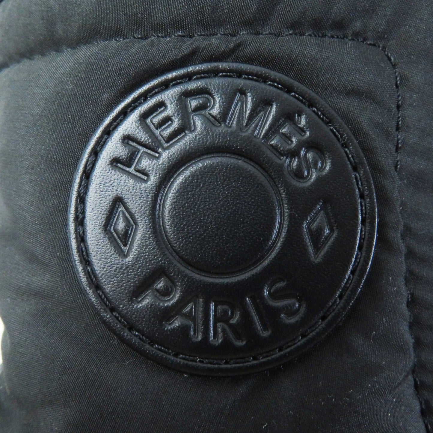 HERMES short boots Main: Leather, parachute fabric black Women 35  d