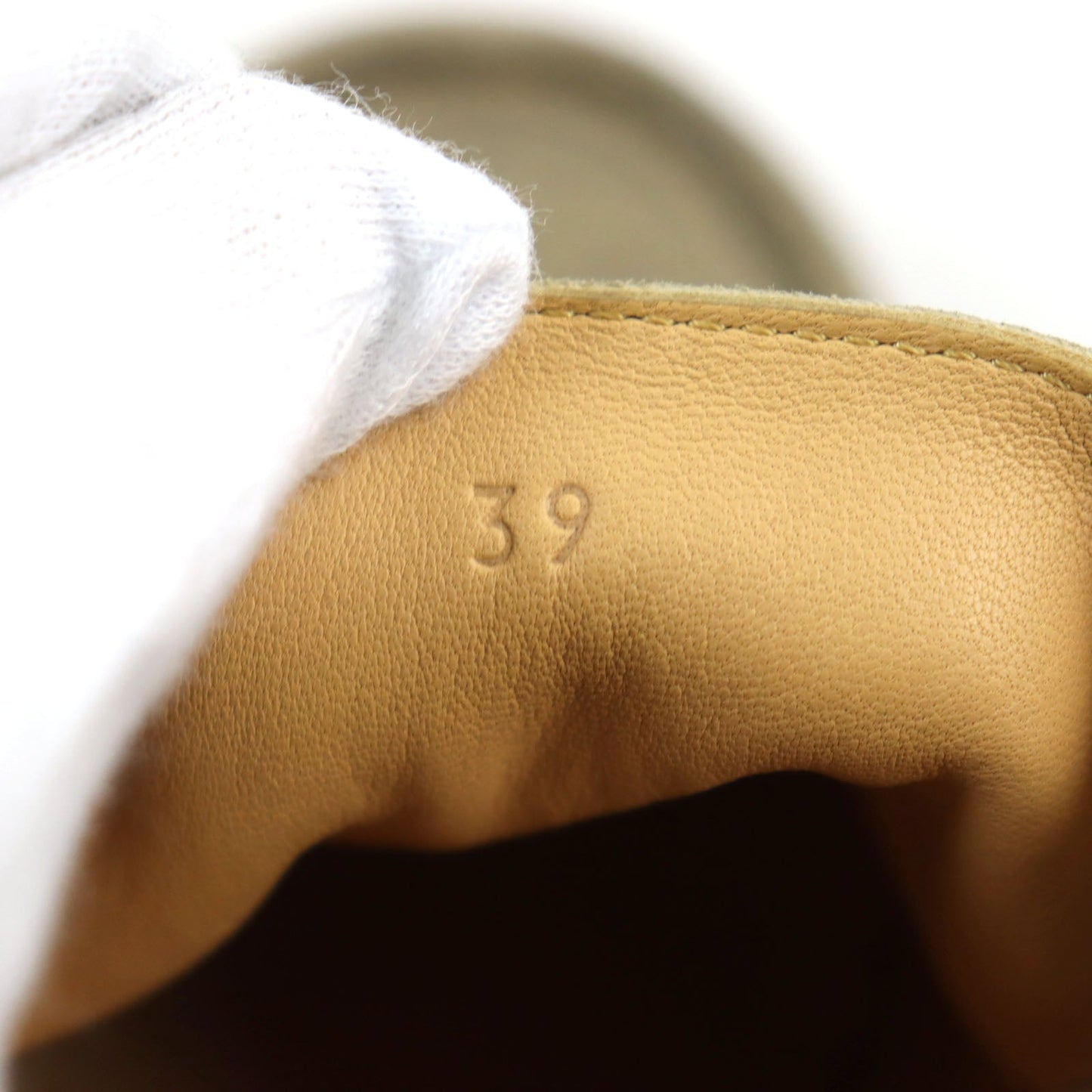HERMES boots Main: Leather beige mens 39  d