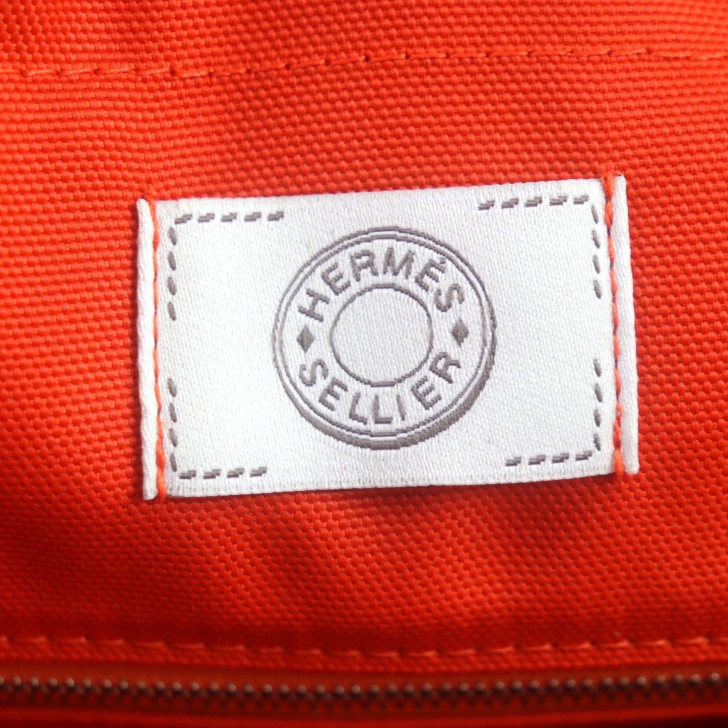 HERMES Tote Bag Main: 62% polyamide, 26% cotton, 12% polyurethane BLUE NAVY/FEU Sucked Pansage Groom mens  d