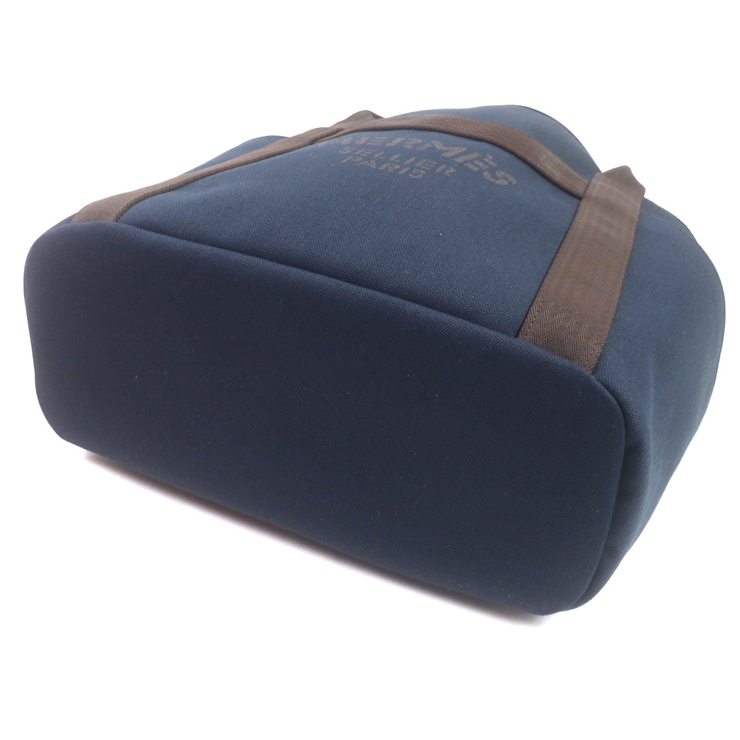 HERMES Tote Bag Main: 62% polyamide, 26% cotton, 12% polyurethane BLUE NAVY/FEU Sucked Pansage Groom mens  d