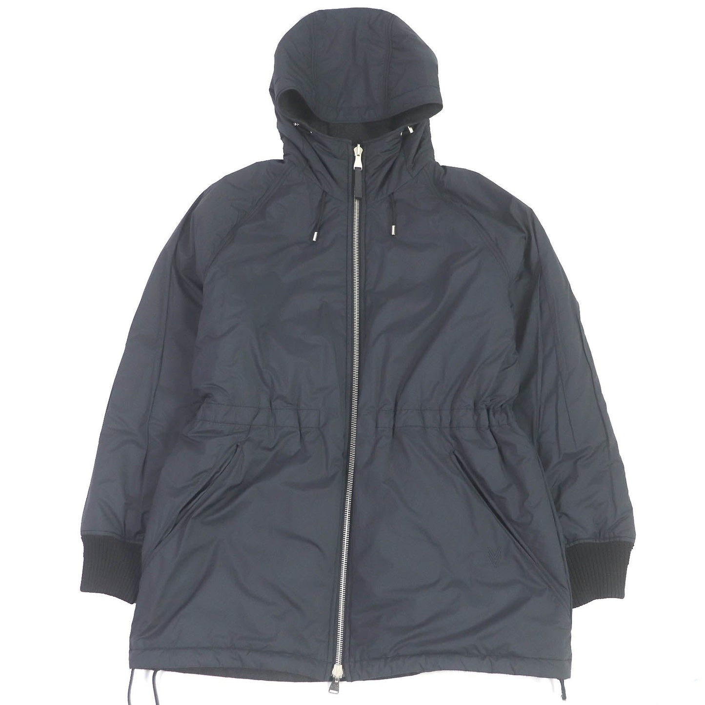 LOUIS VUITTON Blouson Outer: 100% polyester, Lining: 85% cashmere, Lining: 15% cotton, Filling: 100% polyester Dark navy black mens 48  d