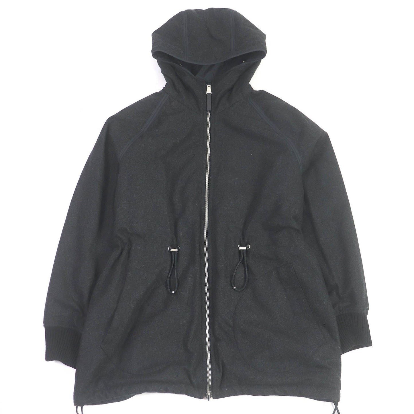 LOUIS VUITTON Blouson Outer: 100% polyester, Lining: 85% cashmere, Lining: 15% cotton, Filling: 100% polyester Dark navy black mens 48  d