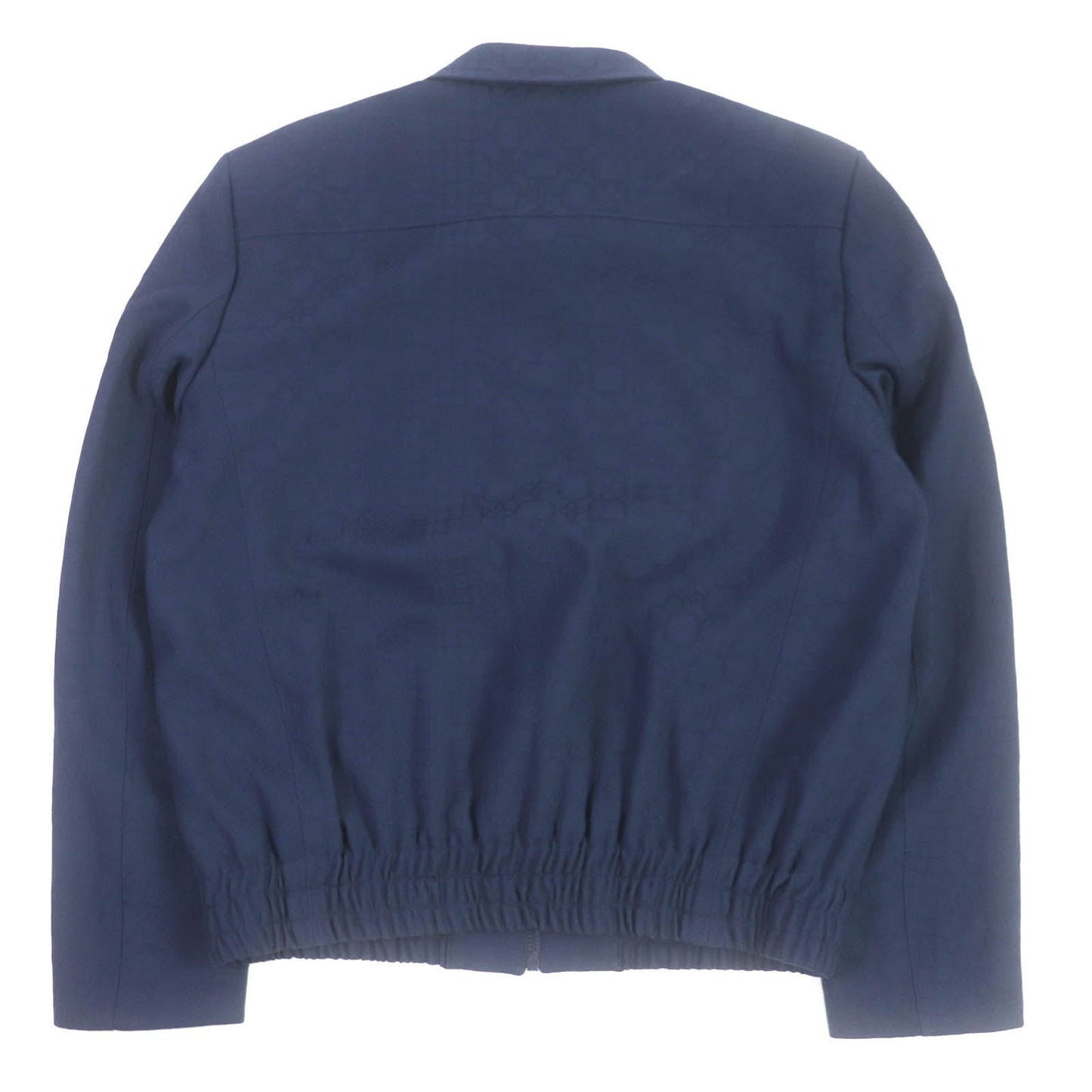 LOUIS VUITTON Blouson Outer: 100% wool, Lining: 35% acetate, Lining: 31% rayon, Lining: 24% cupra, Lining: 10% cotton Navy mens 50  d