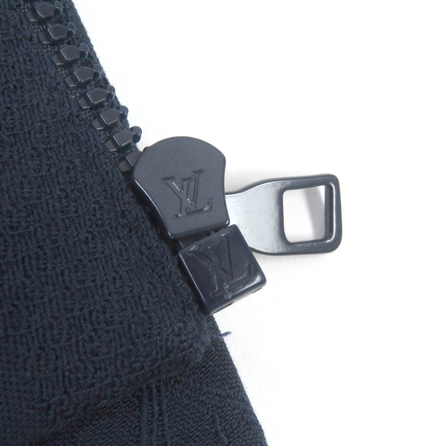 LOUIS VUITTON Blouson Outer: 100% wool, Lining: 35% acetate, Lining: 31% rayon, Lining: 24% cupra, Lining: 10% cotton Navy mens 50  d