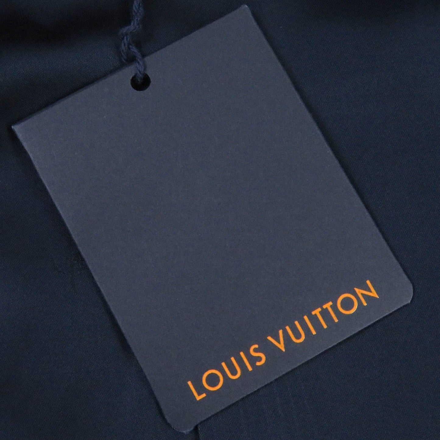 LOUIS VUITTON Blouson Outer: 100% wool, Lining: 35% acetate, Lining: 31% rayon, Lining: 24% cupra, Lining: 10% cotton Navy mens 50  d
