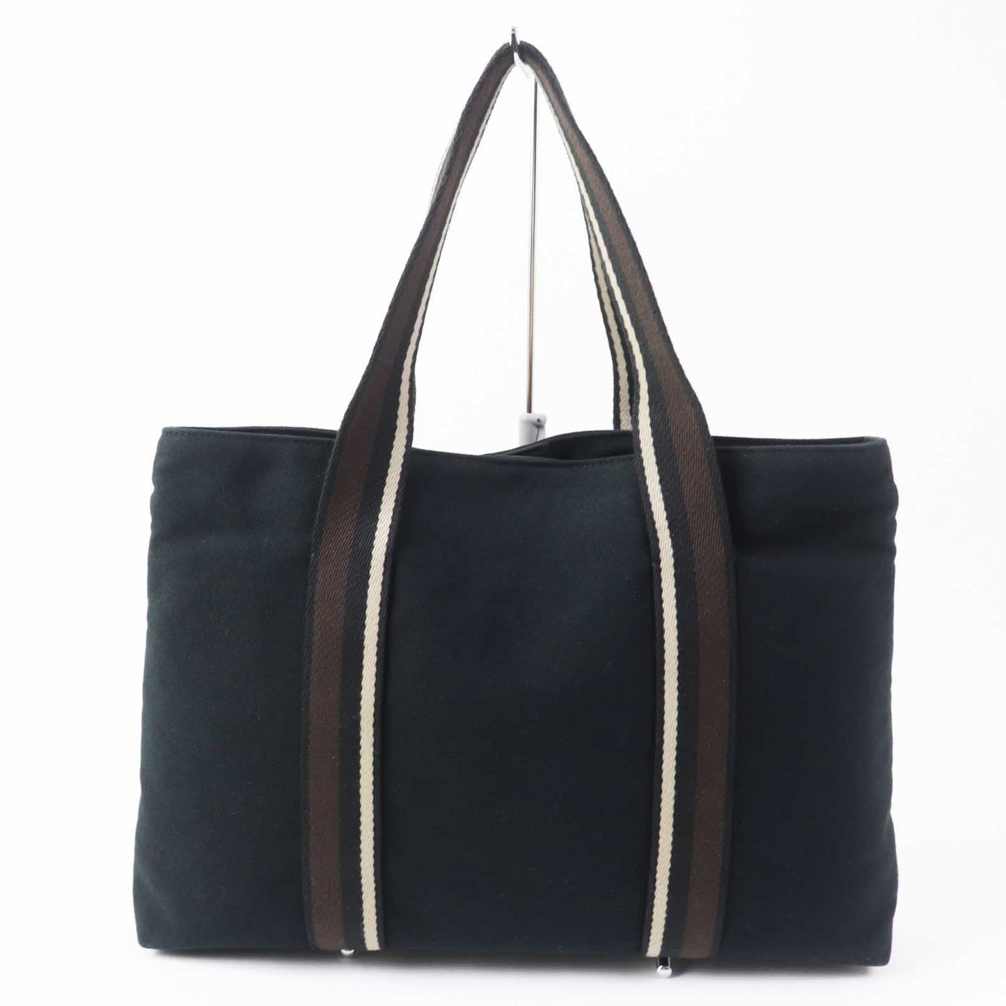 HERMES Tote Bag Canvas, Leather black Toroca Horizontal MM Women(Unisex)  d