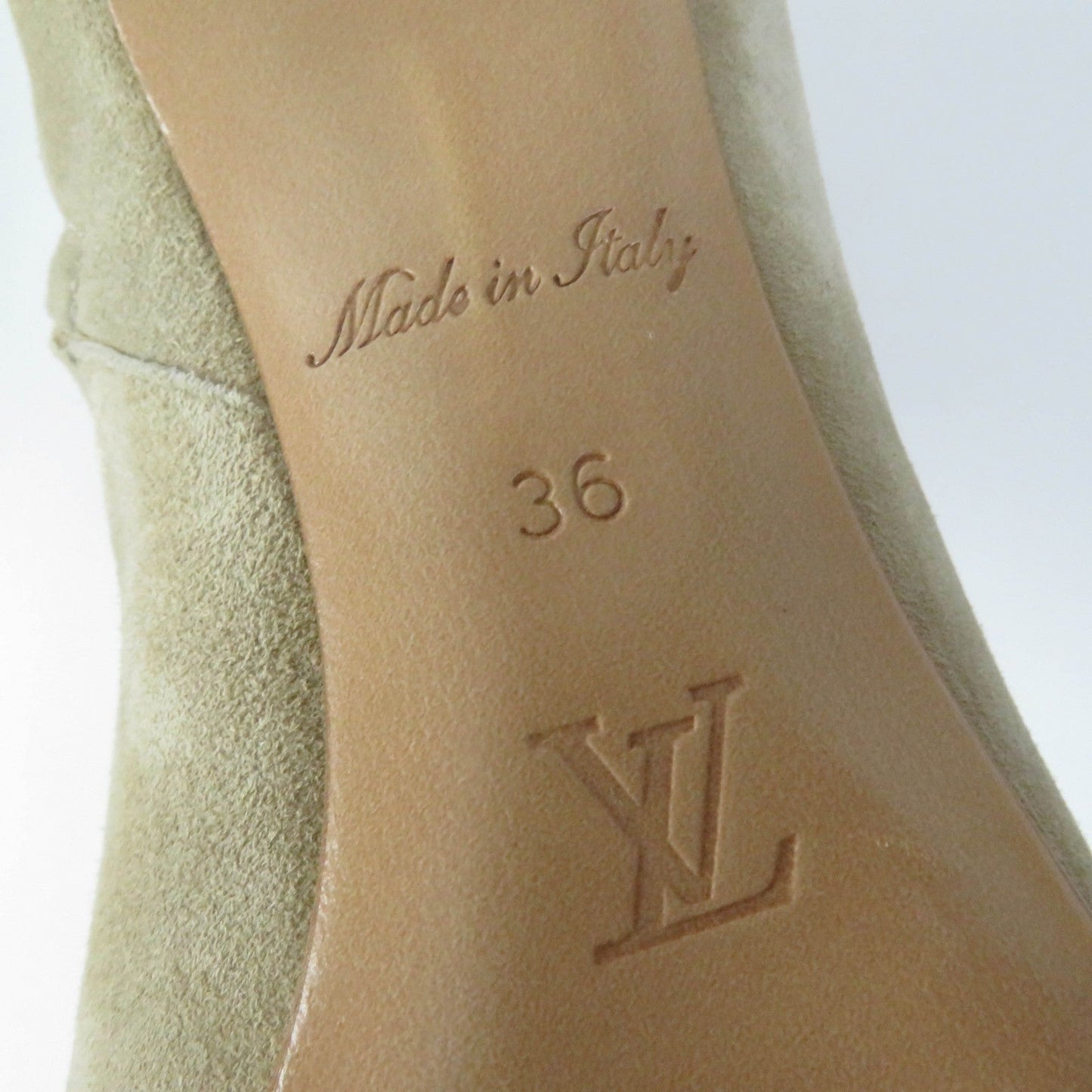 LOUIS VUITTON Ankle boots Main: Suede beige Ultimate Line Women 36  d