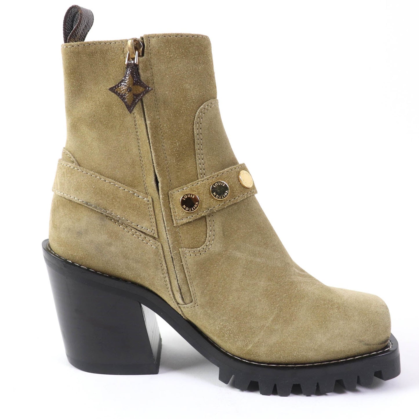 LOUIS VUITTON Ankle boots Main: Suede beige Limitless Line Women 36  d