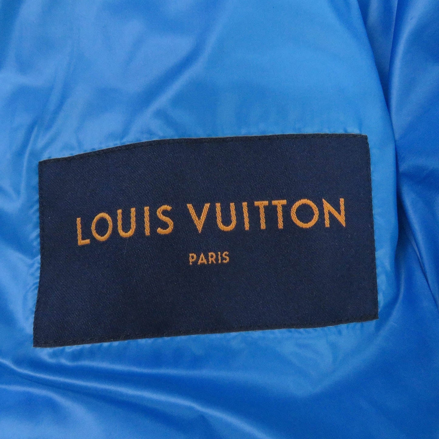 LOUIS VUITTON Blouson 1A9FOC Outer: 100% polyester, Lining: 100% cotton, Filling: 100% polyester Light blue mens 46  d