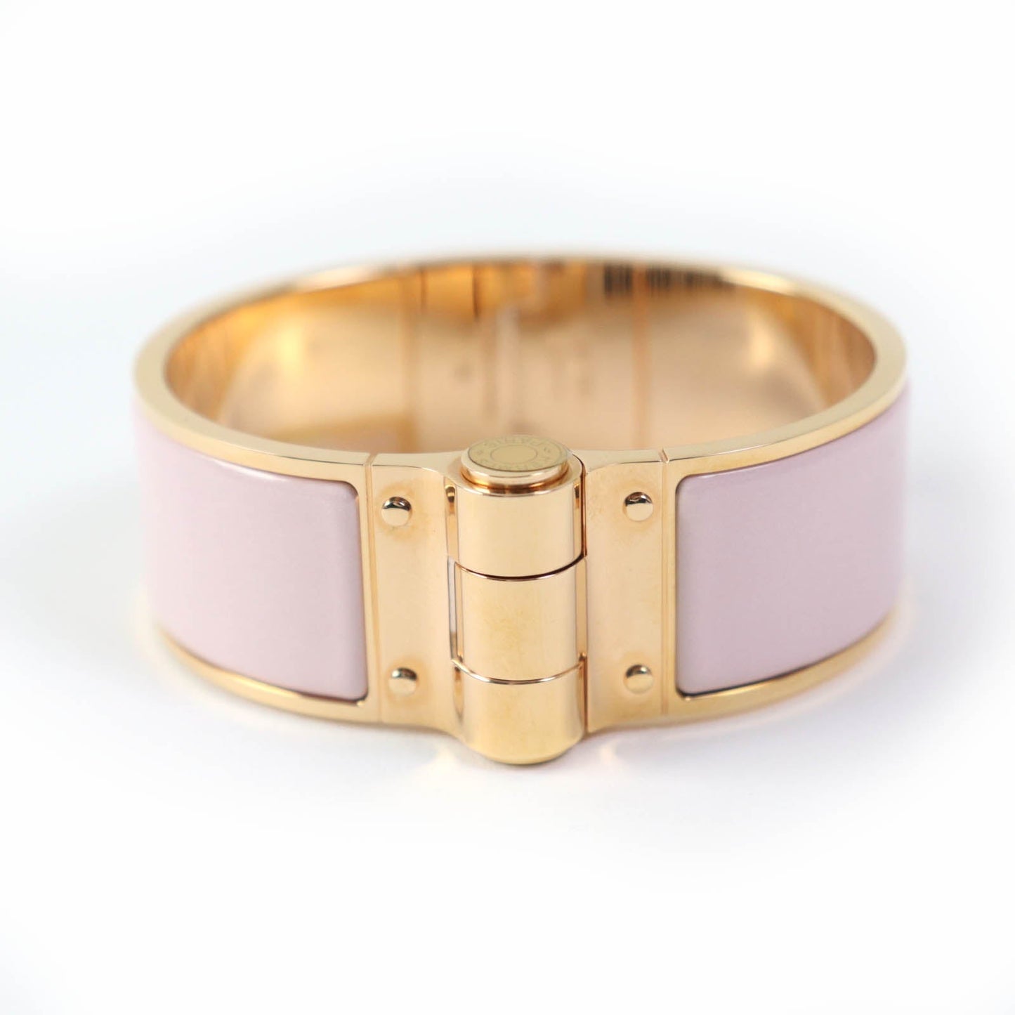 HERMES Bangle ? Pink gold Charniere GM