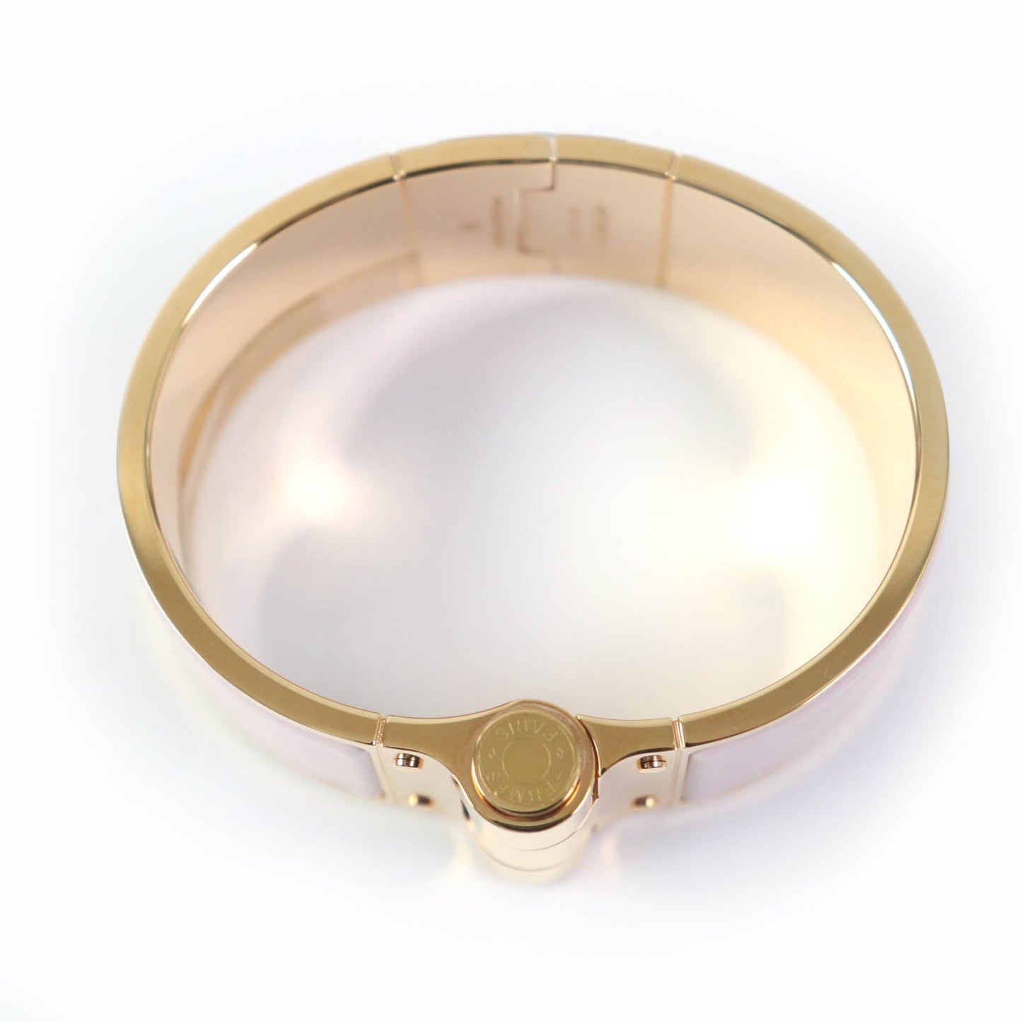 HERMES Bangle ? Pink gold Charniere GM