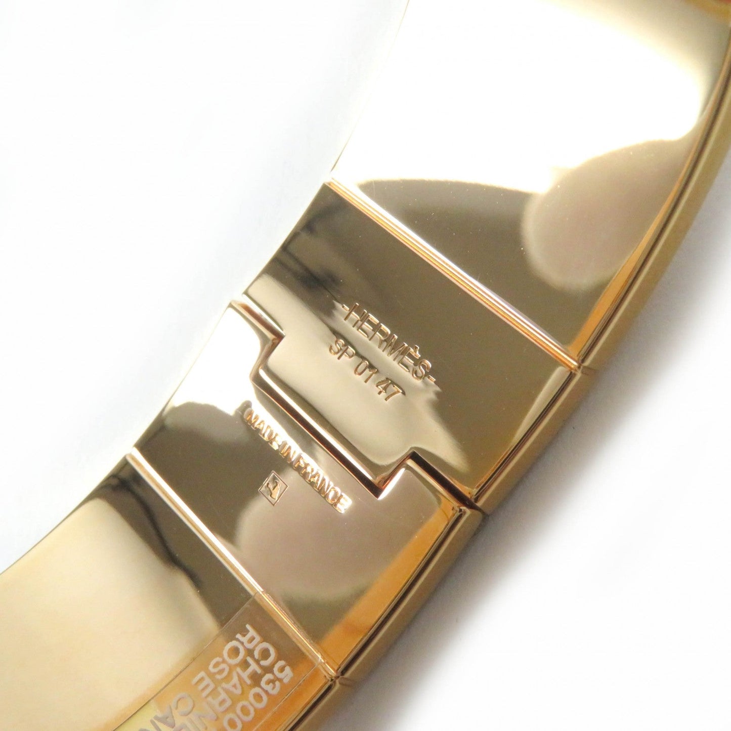 HERMES Bangle ? Pink gold Charniere GM