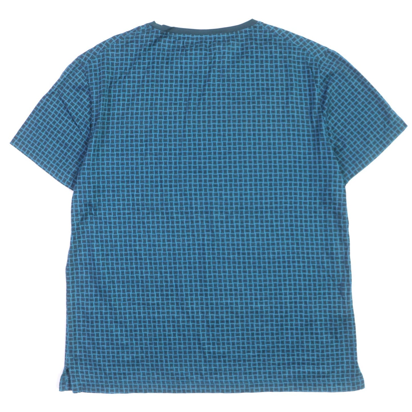 HERMES Short sleeve T-shirt cotton Blue type M