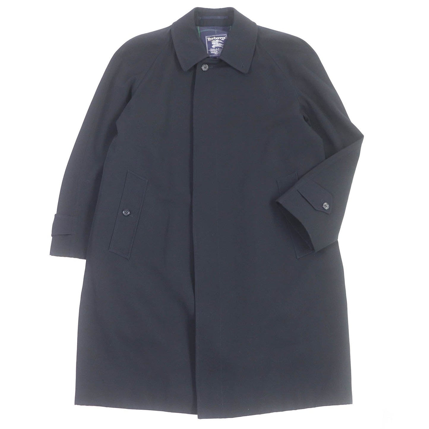 Burberry   Wool Check Pattern Coat