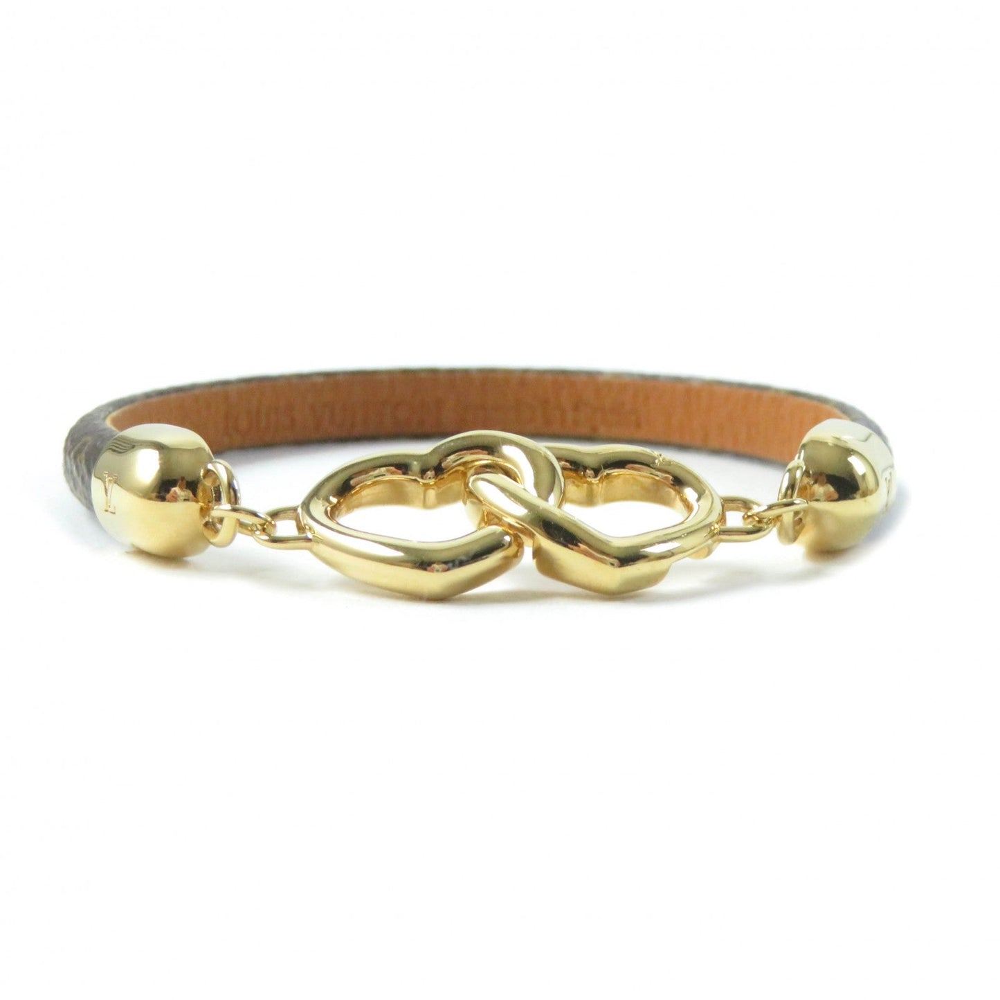 LOUIS VUITTON bracelet M6758 Main: Leather Brown Bracelet Say Yes Women 19  d