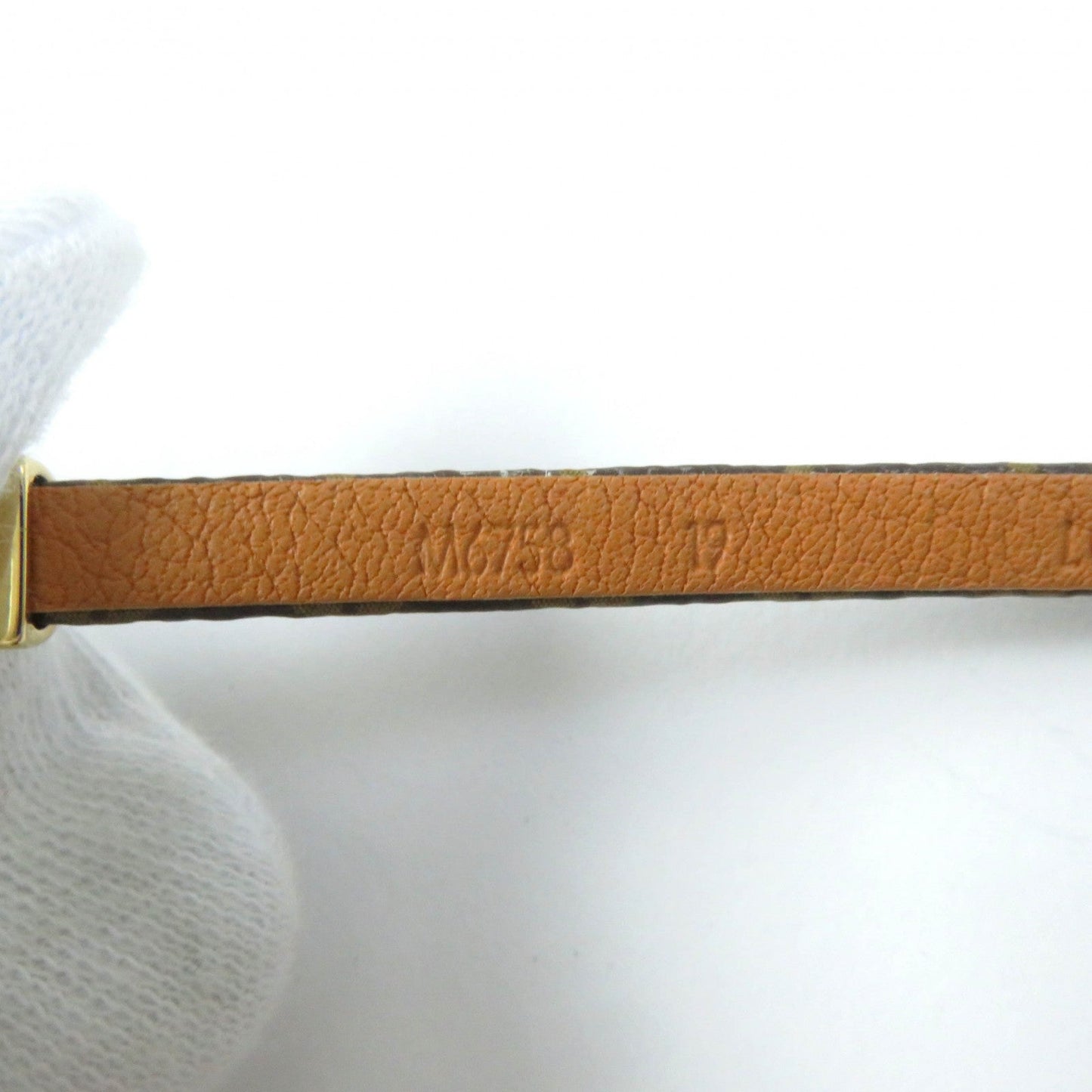 LOUIS VUITTON bracelet M6758 Main: Leather Brown Bracelet Say Yes Women 19  d