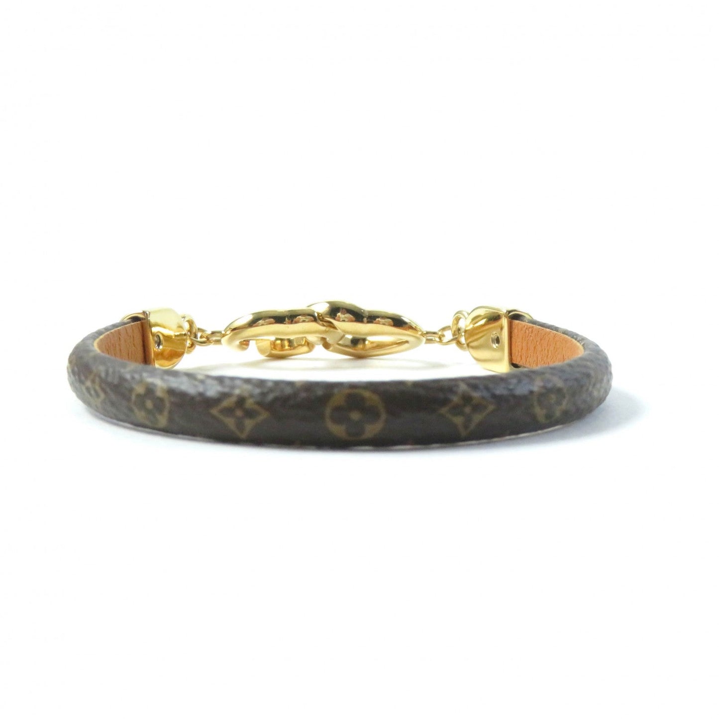 LOUIS VUITTON bracelet M6758 Main: Leather Brown Bracelet Say Yes Women 19  d