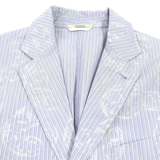 HERMES tailored jacket Outer material: 100% cotton Navy mens 46  d