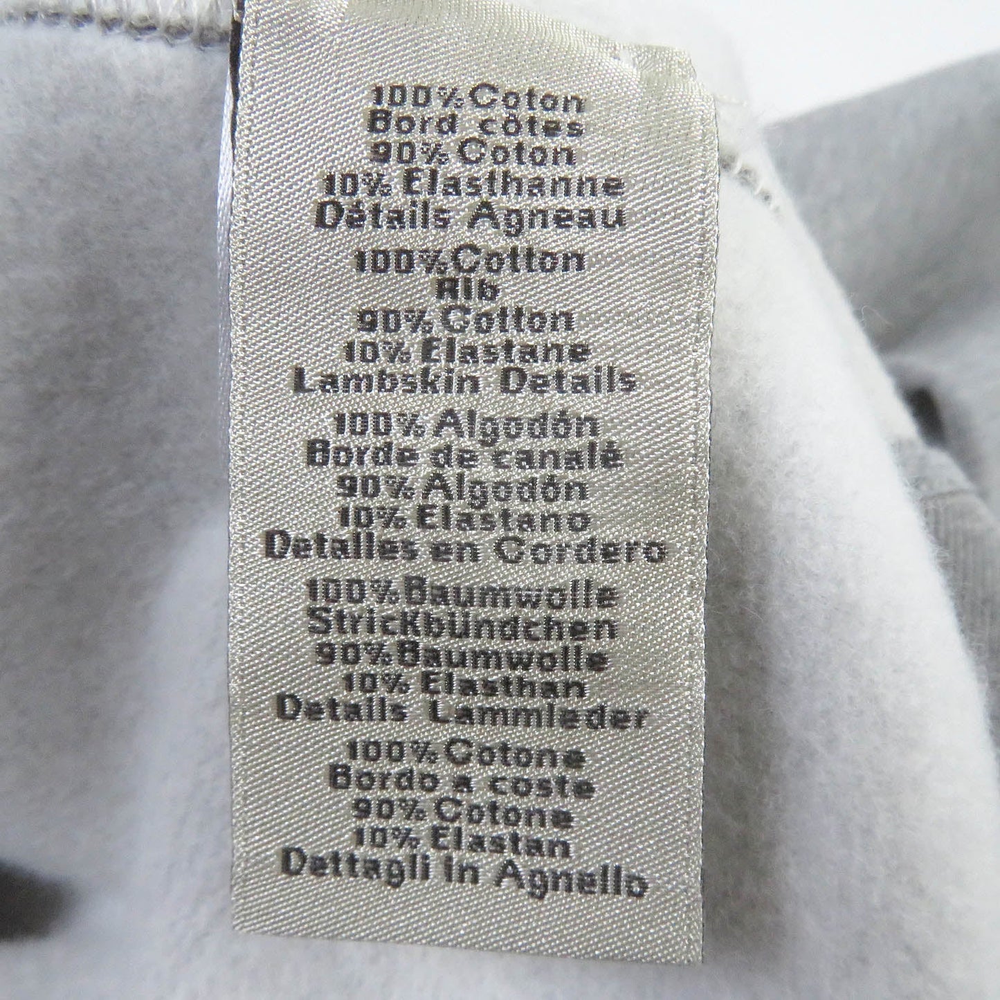 HERMES sweat cotton gray Chevaux en symmetry L