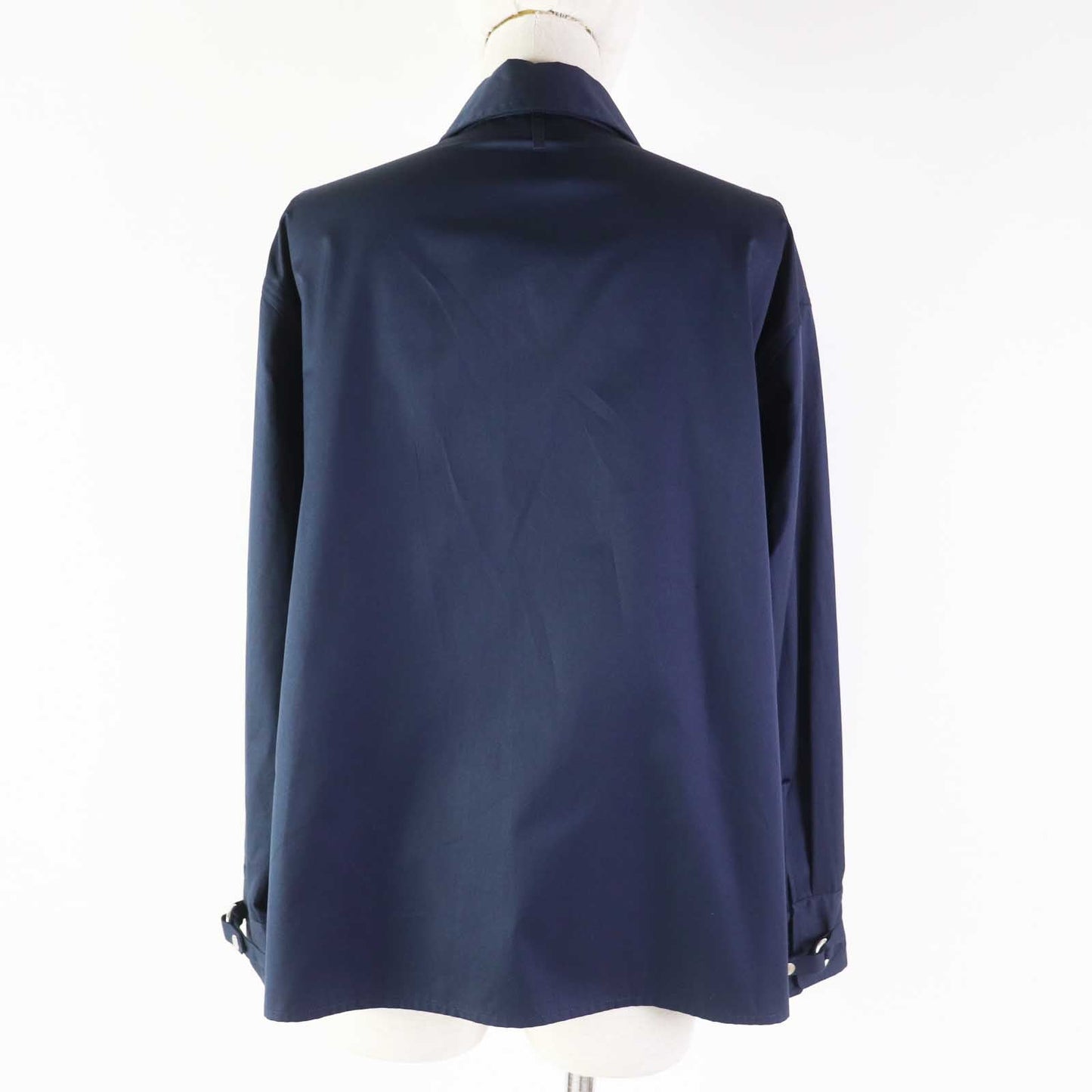 HERMES 3E0616DX Outer material: 100% cotton Navy Women 36  d