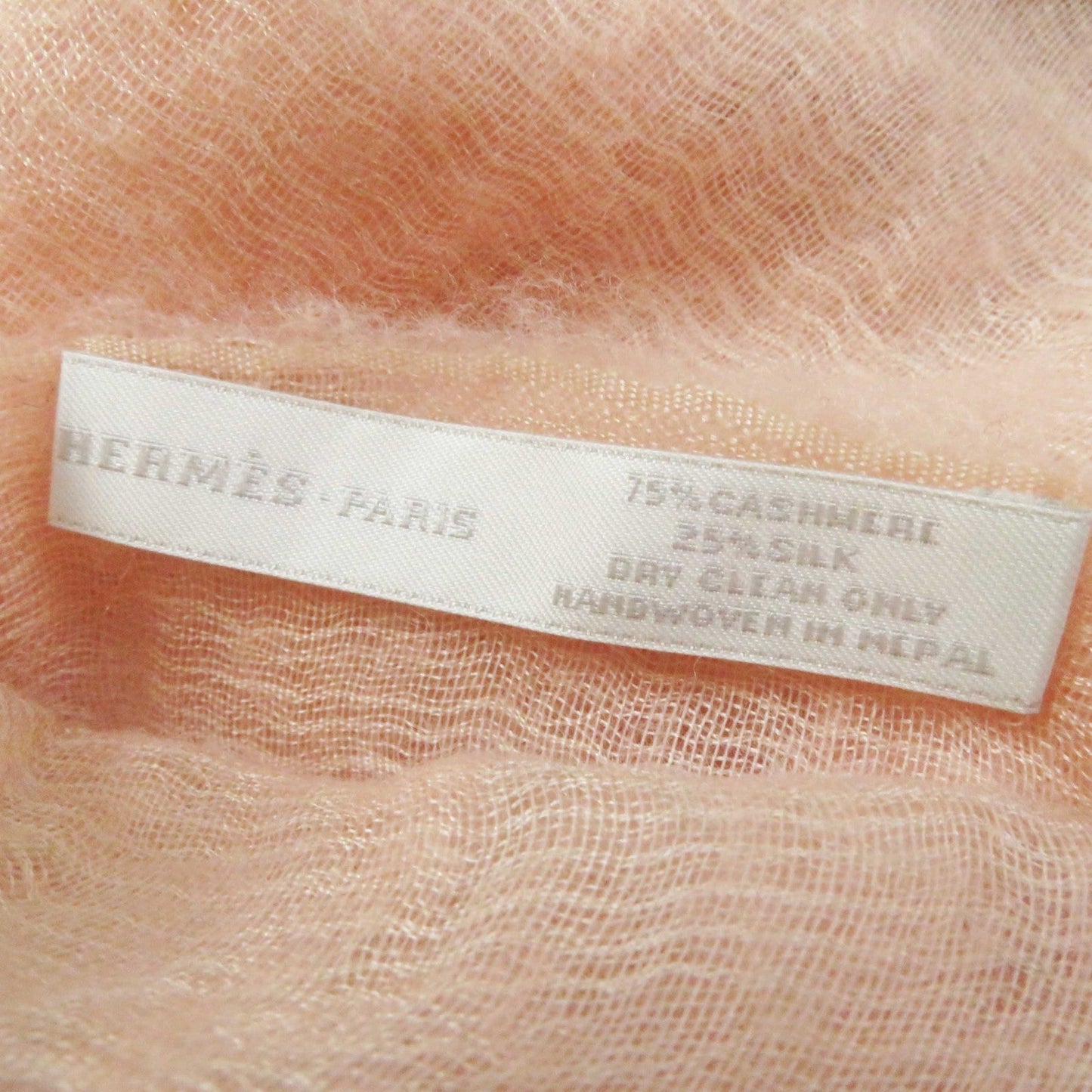 HERMES Stall Main: 75% cashmere, Main: 25% silk pink Women  d