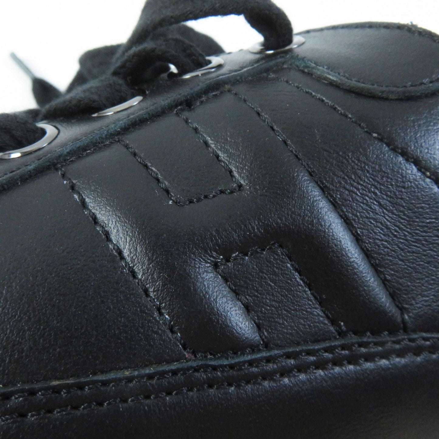 HERMES sneakers Main: Leather black Trail Women 37.5  d