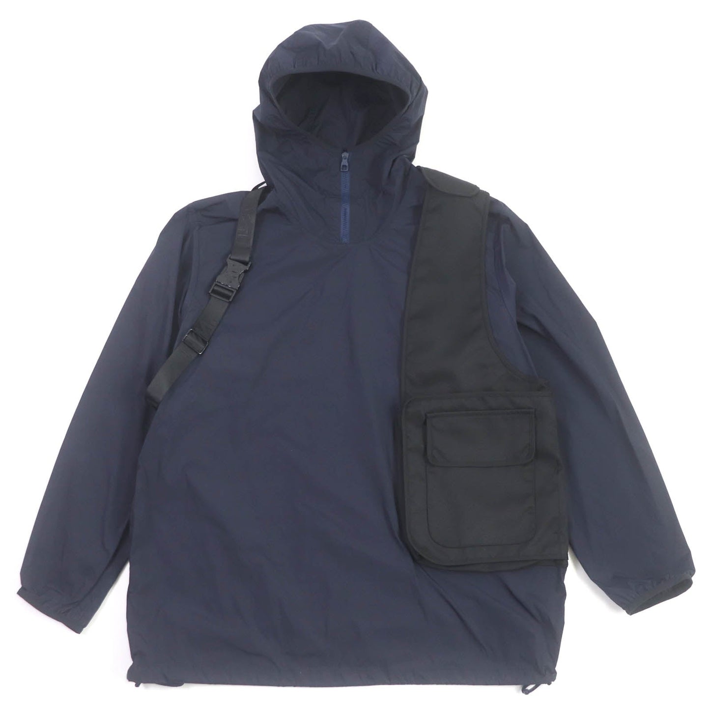 LOUIS VUITTON Blouson Main: 95% nylon, Main: 5% polyurethane, Part: 100% nylon Navy mens 50  d