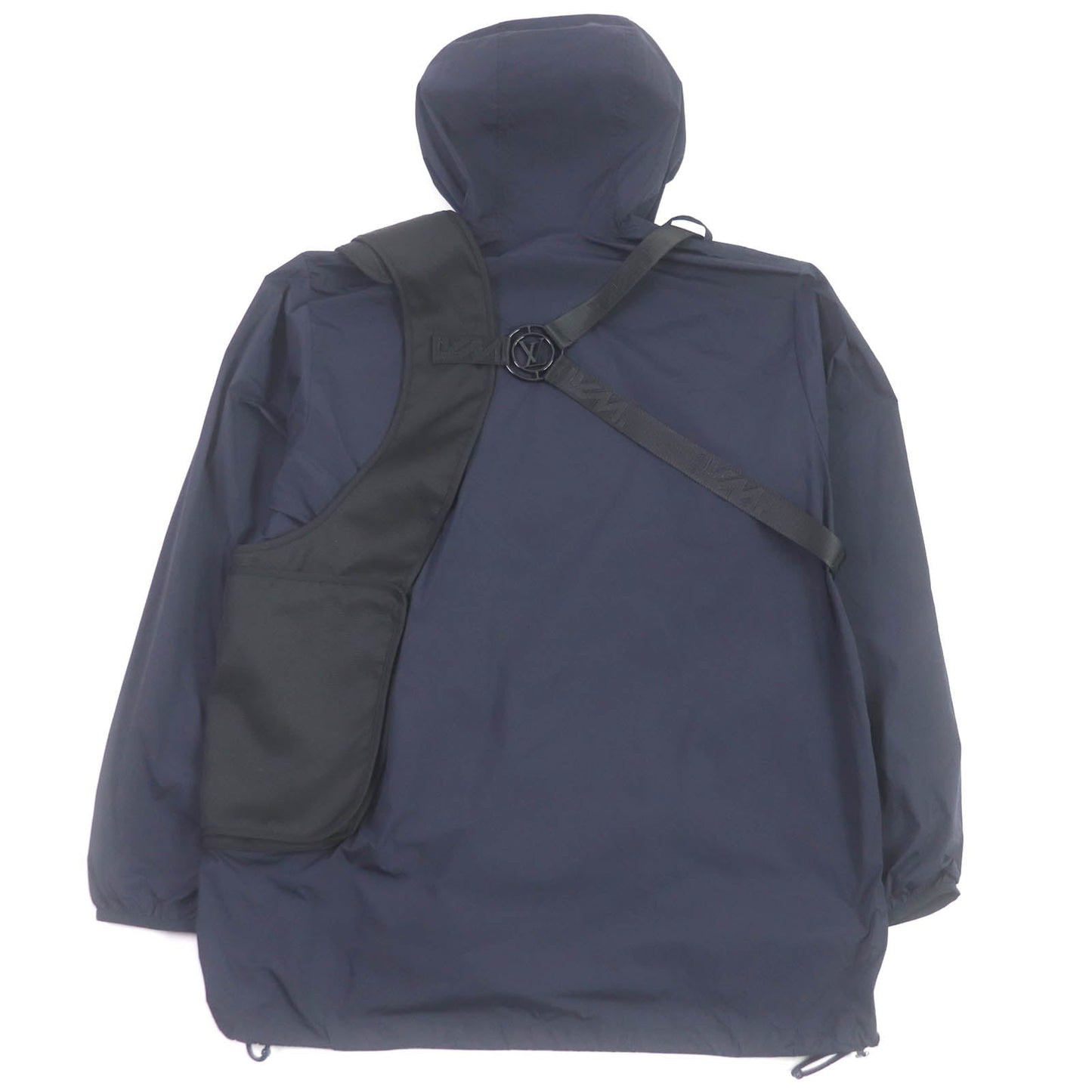 LOUIS VUITTON Blouson Main: 95% nylon, Main: 5% polyurethane, Part: 100% nylon Navy mens 50  d
