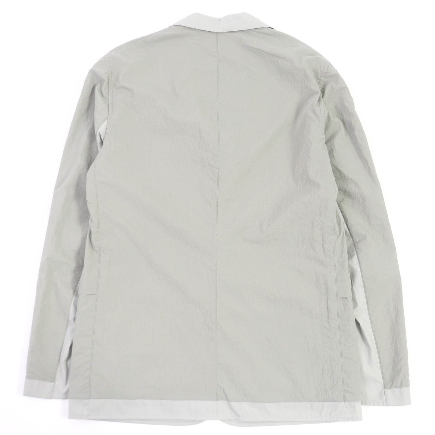 HERMES tailored jacket G19703K Main: 100% cotton, some parts: 92% nylon, some parts: 8% elastane (polyurethane) gray mens 48  d
