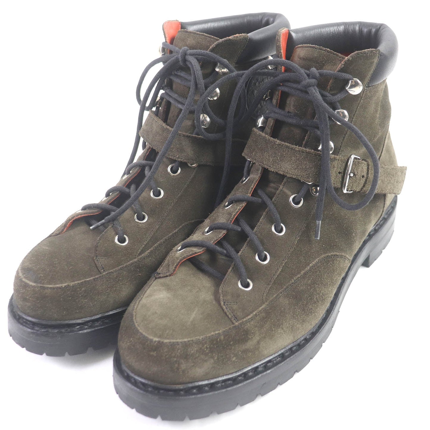HERMES boots Main: Suede Khaki type hiking mens 40  d