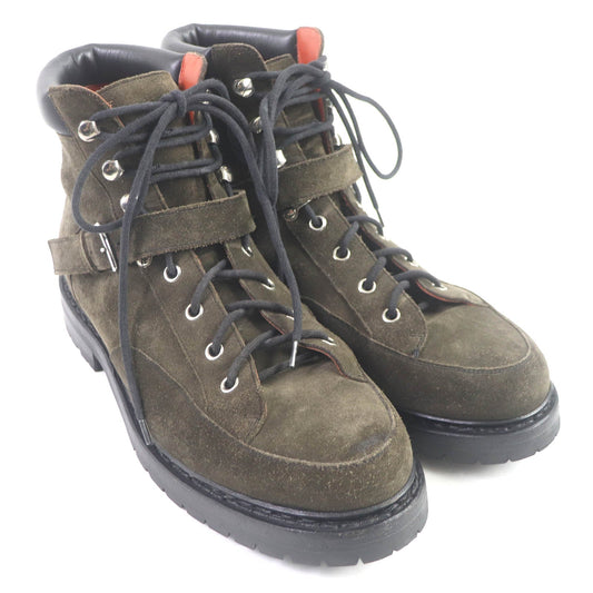 HERMES boots Main: Suede Khaki type hiking mens 40  d