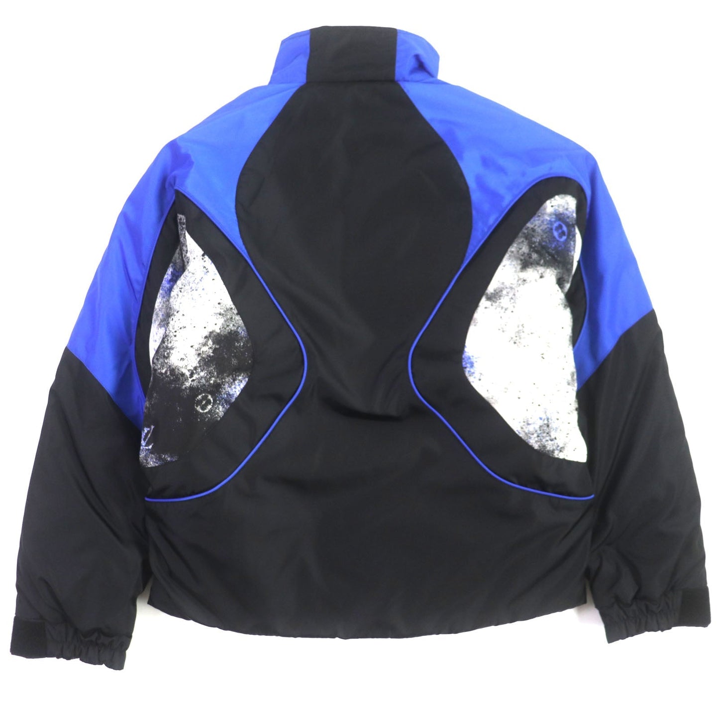 LOUIS VUITTON Blouson 1A63FQ Outer: 100% nylon, Lining: 51% cotton, Lining: 49% nylon, Filling: 100% nylon Black blue mens 46  d
