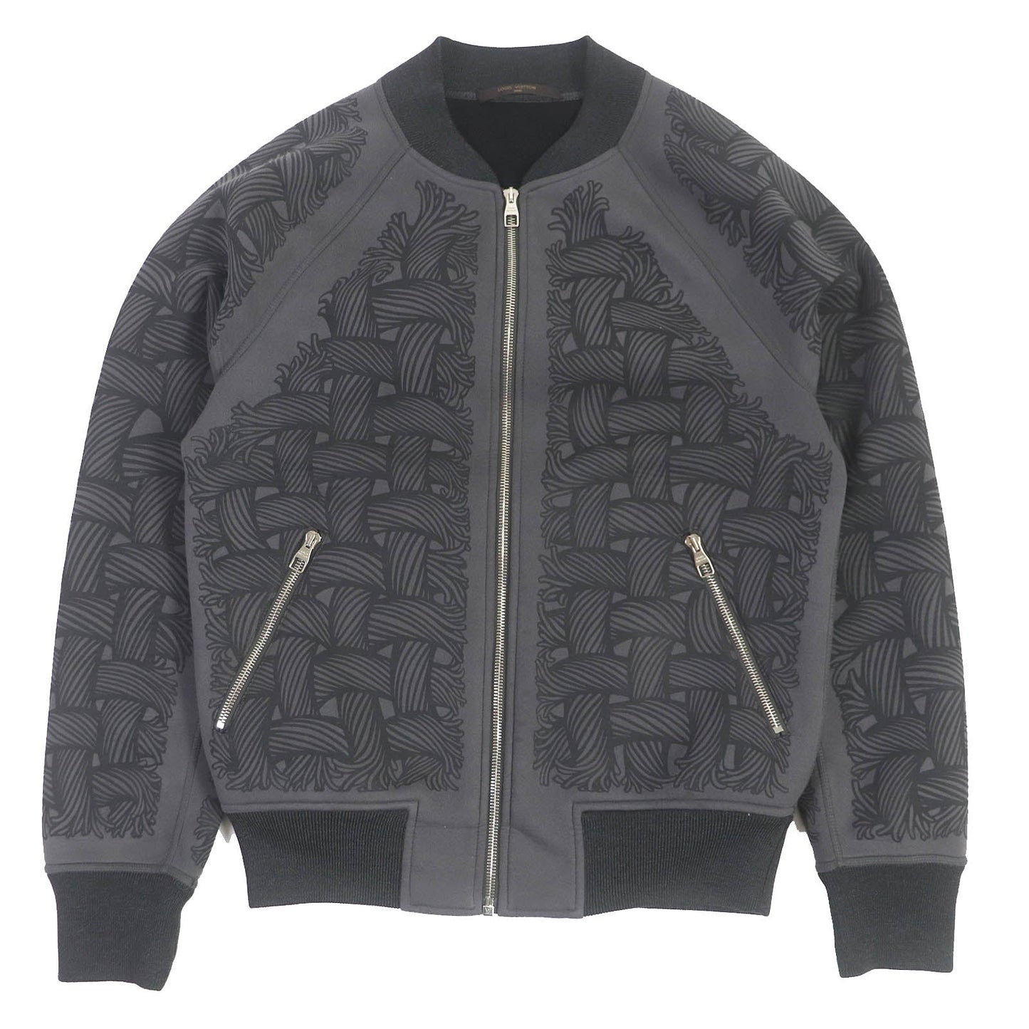 LOUIS VUITTON Blouson H8Y65WJD5 Main: 40% polyester, 30% acrylic, 16% polyurethane, 13% rayon gray mens S