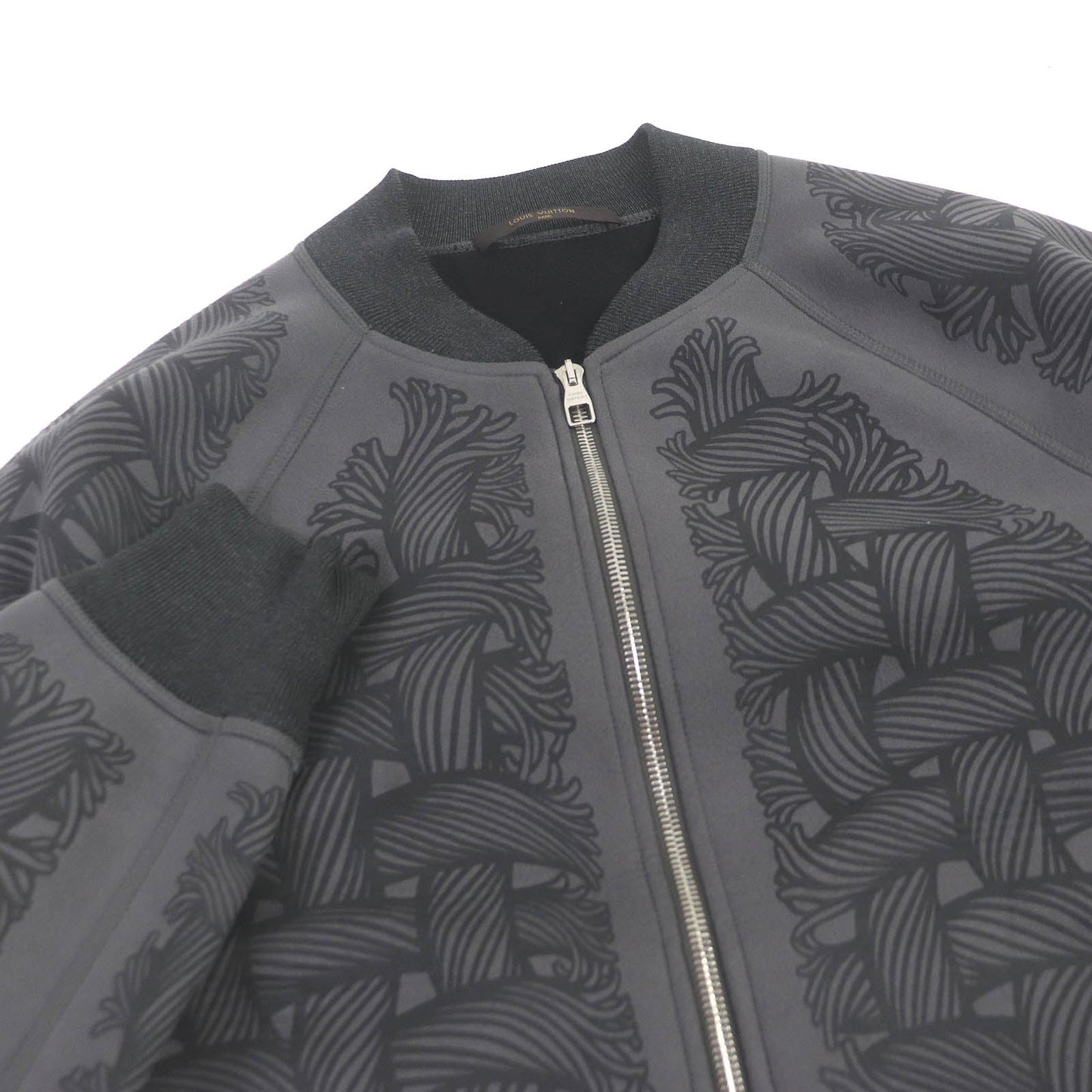 LOUIS VUITTON Blouson H8Y65WJD5 Main: 40% polyester, 30% acrylic, 16% polyurethane, 13% rayon gray mens S