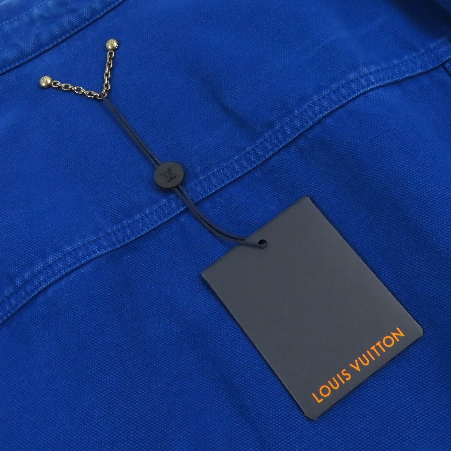 LOUIS VUITTON Denim Jacket HMA83W Outer: 100% cotton, Lining: 100% cotton, Leather part: Cowhide Blue pink Amen Break Cropped Gradient Denim Jacket Amen Break Gradient Denim Cropped Jacket mens 52  d