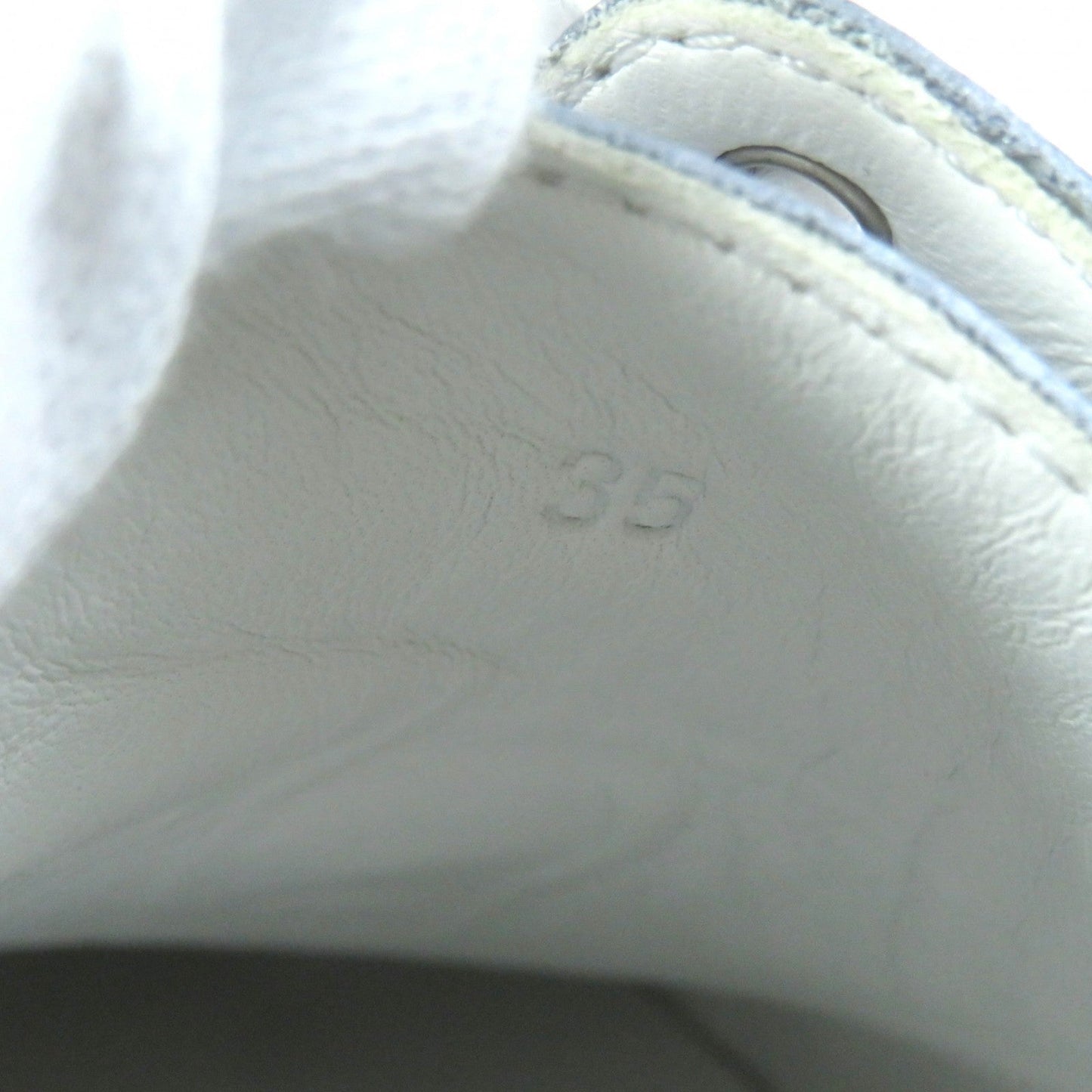 HERMES sneakers Main: Leather Silver Cross Women 35  d